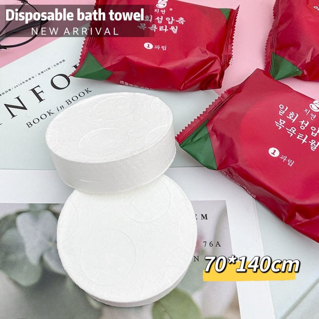 3Pcs Disposable Compressed Bath Towel Bathrobes Portable Travel ...