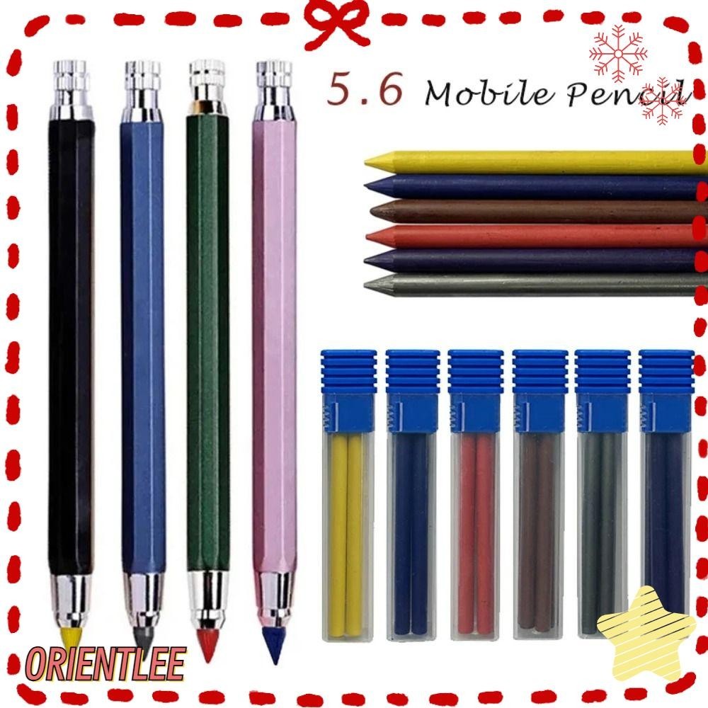 ORIENTLEE Mechanical Pencil, 5.6mm Metal Automatic Pencil, Drawing
