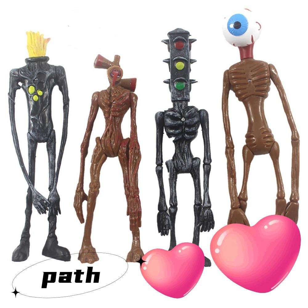 PATH 4/8 Pcs Siren Head Model, LOLS Doll Scary Collectible Action ...