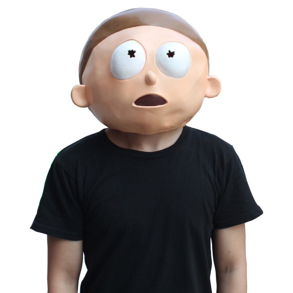 Rick and Morty Rick and Morty Rick and Morty Latex Mask Headgear ...