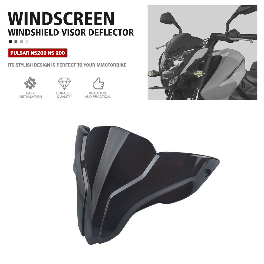 Wind Shield Pulsar Rs 200 Visor Price For BAJAJ Pulsar NS200 NS
