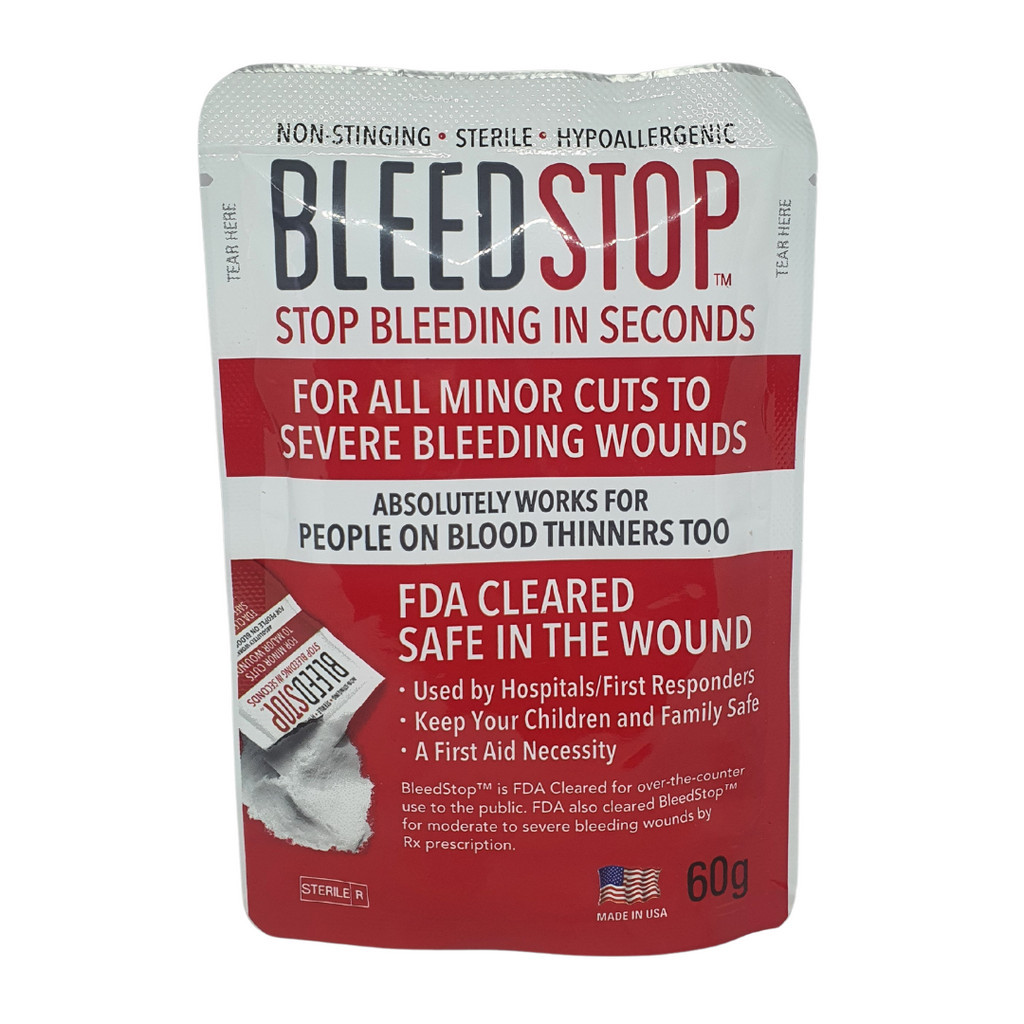 BleedStop Stop Bleeding In Seconds First Aid Powder 60g | Shopee ...