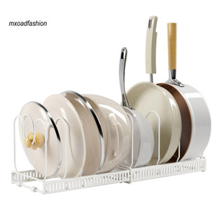 MX_ Retractable Pot Lid Rack U-shaped Card Slot Pot Lid Holder ...