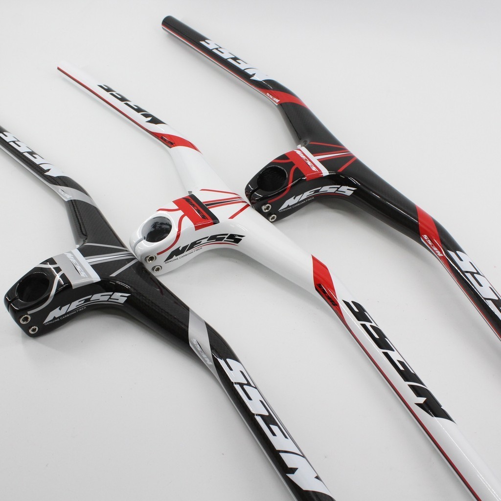 Manubrio Ausiliario In Fibra Di Carbonio 3K Per Mountain Bike – Ergonomico, Larghezza 701-800mm - Foto 5