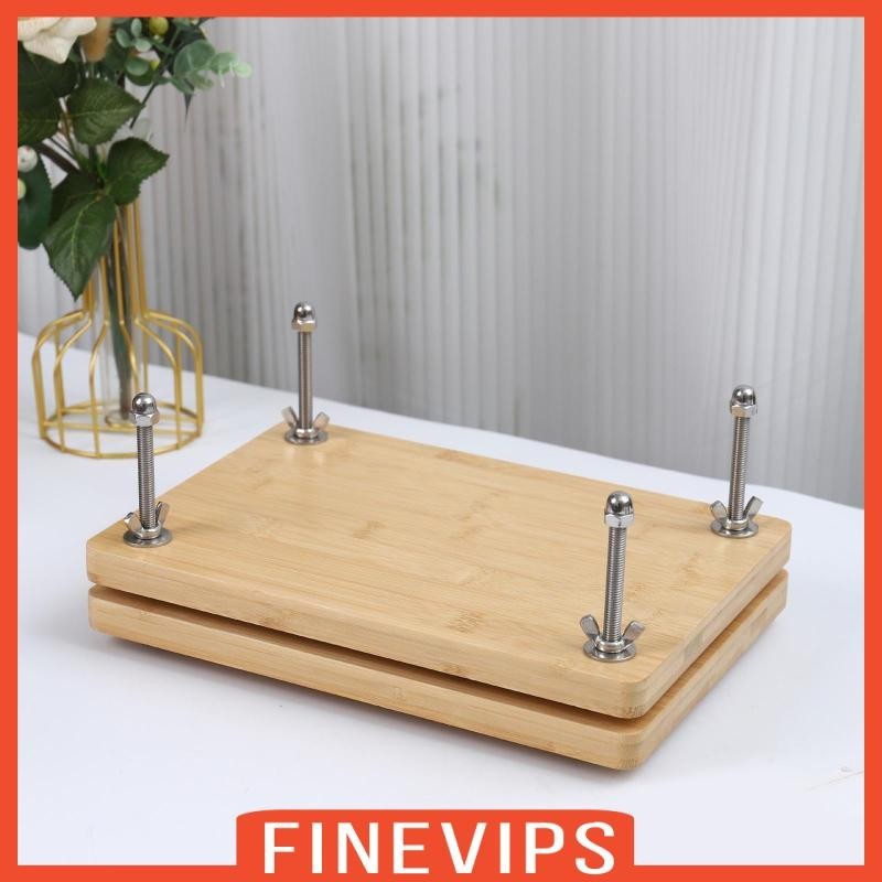 [Finevips] Bookbinding Sewing Paper Clamp Glue Flat Paper Punch Repair