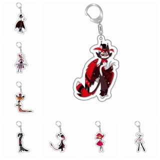 Cordell Hazbin Keychain, Acrylic Keychain Alastor Hazbin Hotel Keyring 