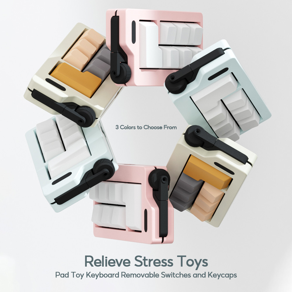 3-Color Pad Stress Relief Keyboard Tester – Mechanical Switch Presser ...