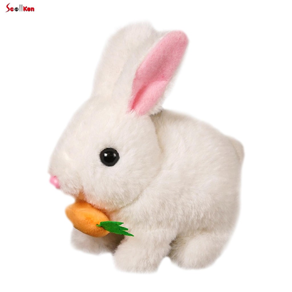 Easter Realistic Bunny Toy Electronic Interactive Pet Cute Soft Robot ...