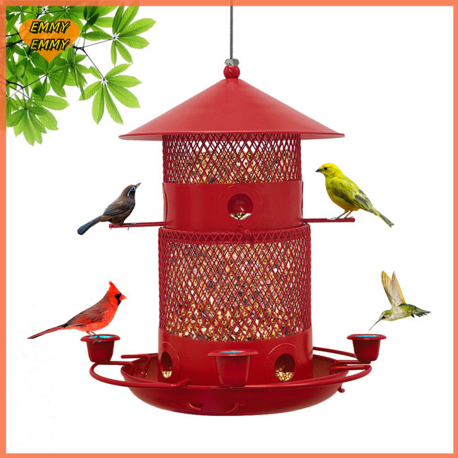 emmy Hanging Bird Feeder, 2-layer Hanging Wild Bird Feeder, Heavy Duty ...