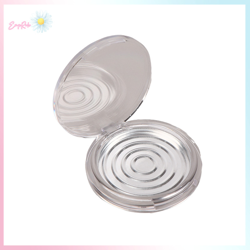EMCH> 8.5ml Empty Single Clear Transparent Circular Highlight Box Blush ...