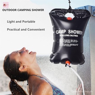 Solar Shower Bag, 10Gallon/40L Camping Shower Bag, Portable Shower Bag With  Removable Hose