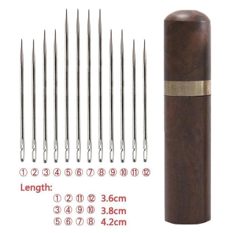 13Pcs Blind Needles With Side Holes For Elderly Needle-Side Hole Hand ...
