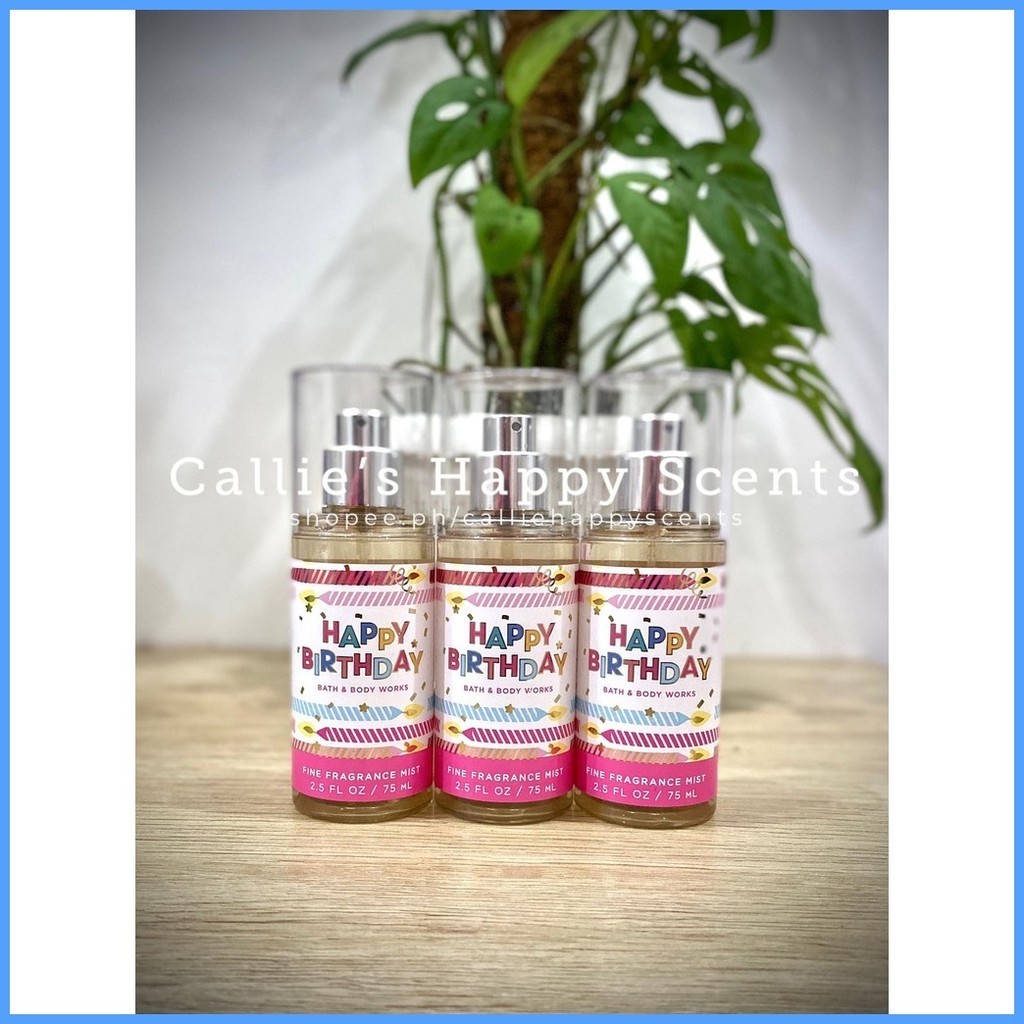 ஐ Bath and Body Works Happy Birthday Frosted Vanilla Fine Fragrance ...