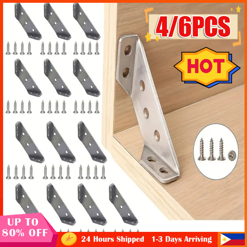 Furniture Corner Connector - Stainless Steel Angle Fasten Bracket ...