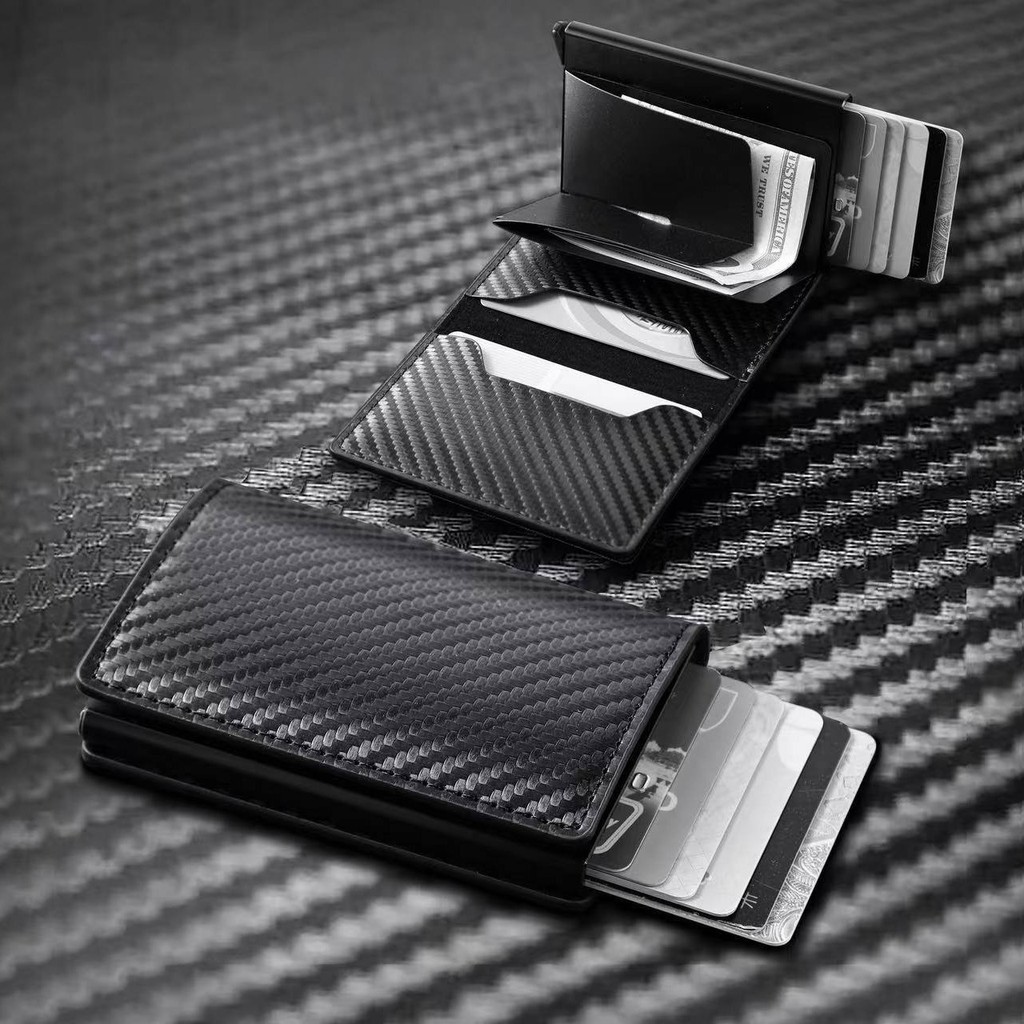 Europe America Full Inspection Anti-Theft Brush Men's Wallet RFID Multi ...