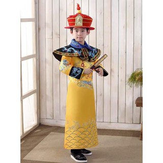 Hanfu Boys Emperor Prince Costume Emperor Clothes Chaoyi Dragon Robe 