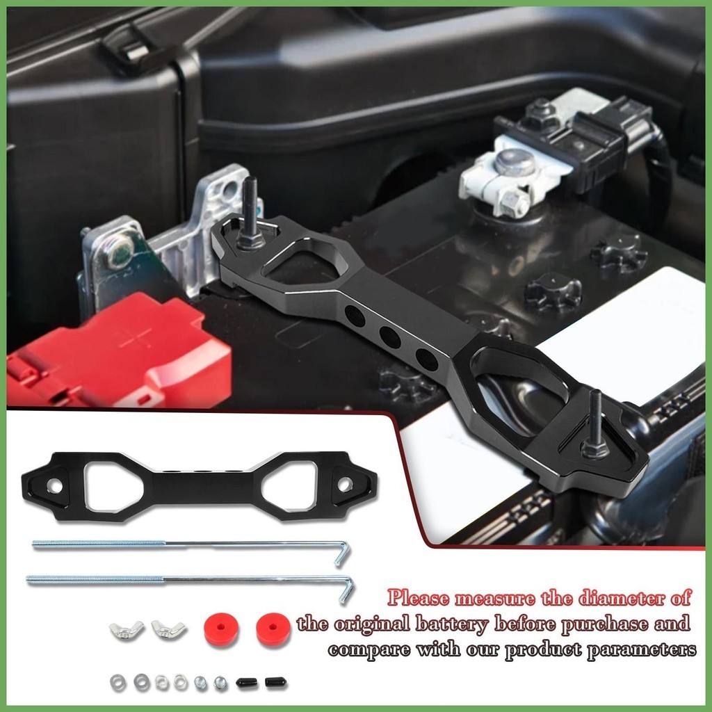 Car Battery Holder Kit Car Holder Bracket Retaining Stand Tie Down Kit