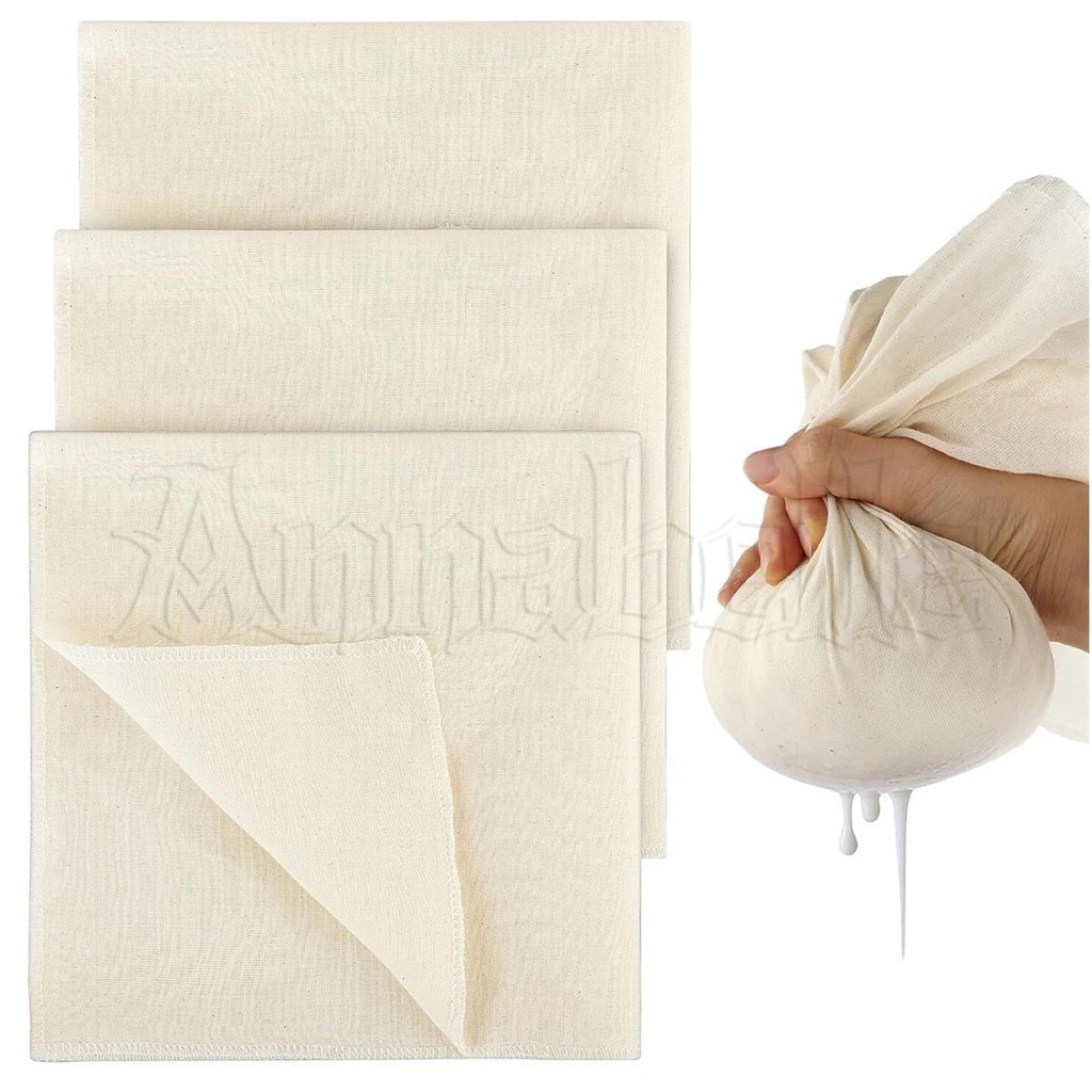 4 Size Muslin Fabric Strainer - Tofu Filter Bag - Cotton Filter Cloth ...
