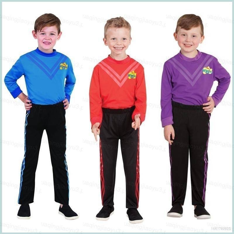 The Wiggles Cosplay Costume Set for Kids Boy Top and Pant Gift for Kids ...