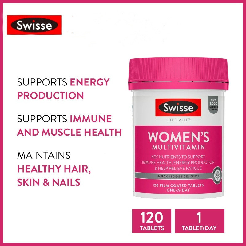 Swisse Ultivite Women's Multivitamin 120 Tablets (NEW PACKAGING) EXP ...