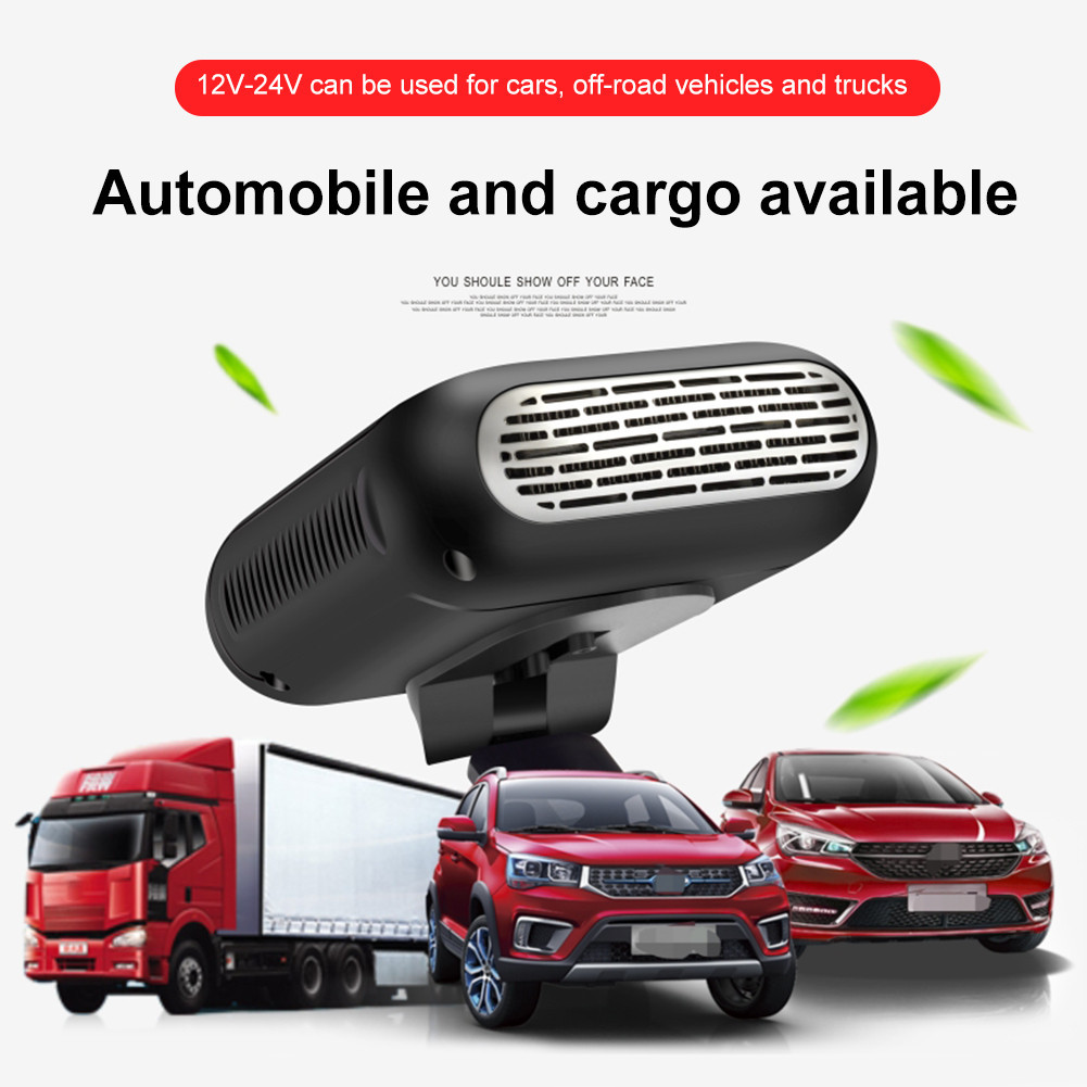Universal Electric Car Heater Fan 12V/24V Car Windshield Heater Angle ...