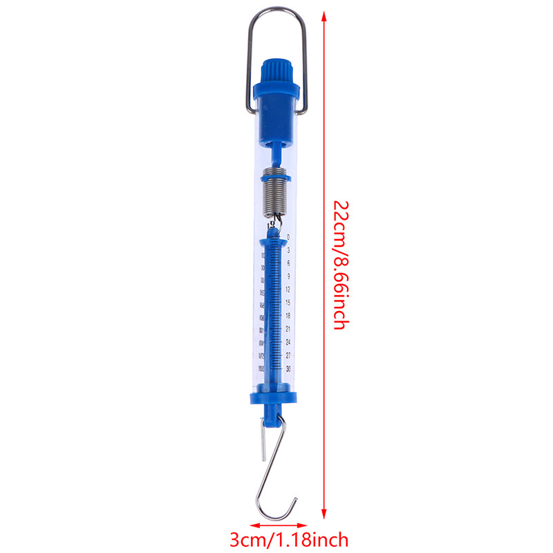 Meuctiffy Practical Newtons Spring Scale Tubular Dynamometer Plastic ...