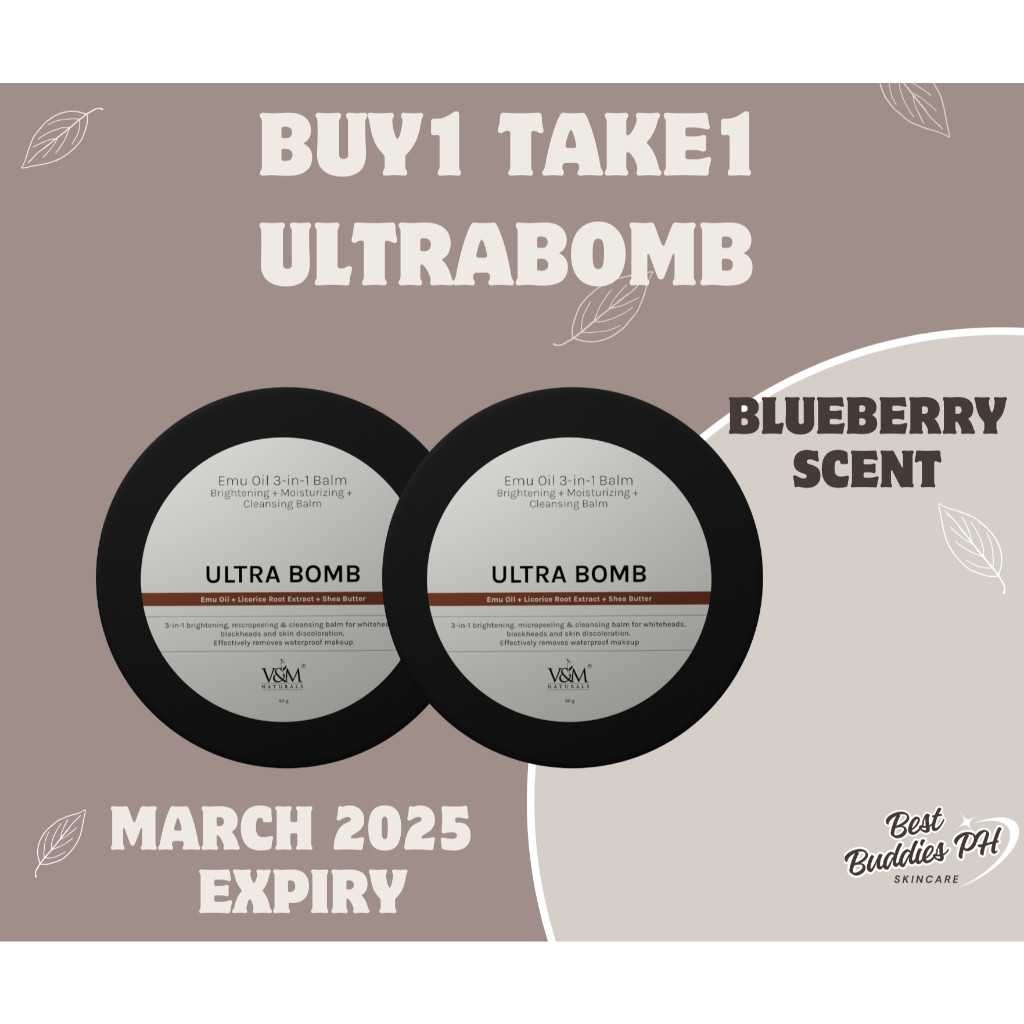 (BUY1 GET1) Ultra Bomb Blueberry Blast scent March 2025 expiry | Shopee ...