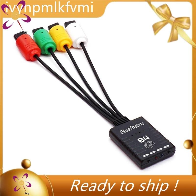 [Ivym] Bluetooth Wireless Game Controller Adapter for Nintendo 64 N64 ...