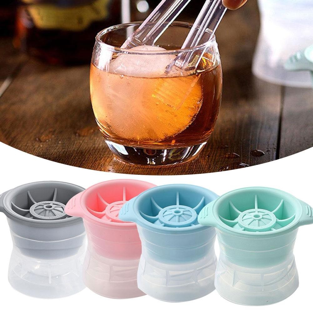 DIY Ice Cube Model Cocktail Whiskey Ice Hockey Puck Tray Maker Cube