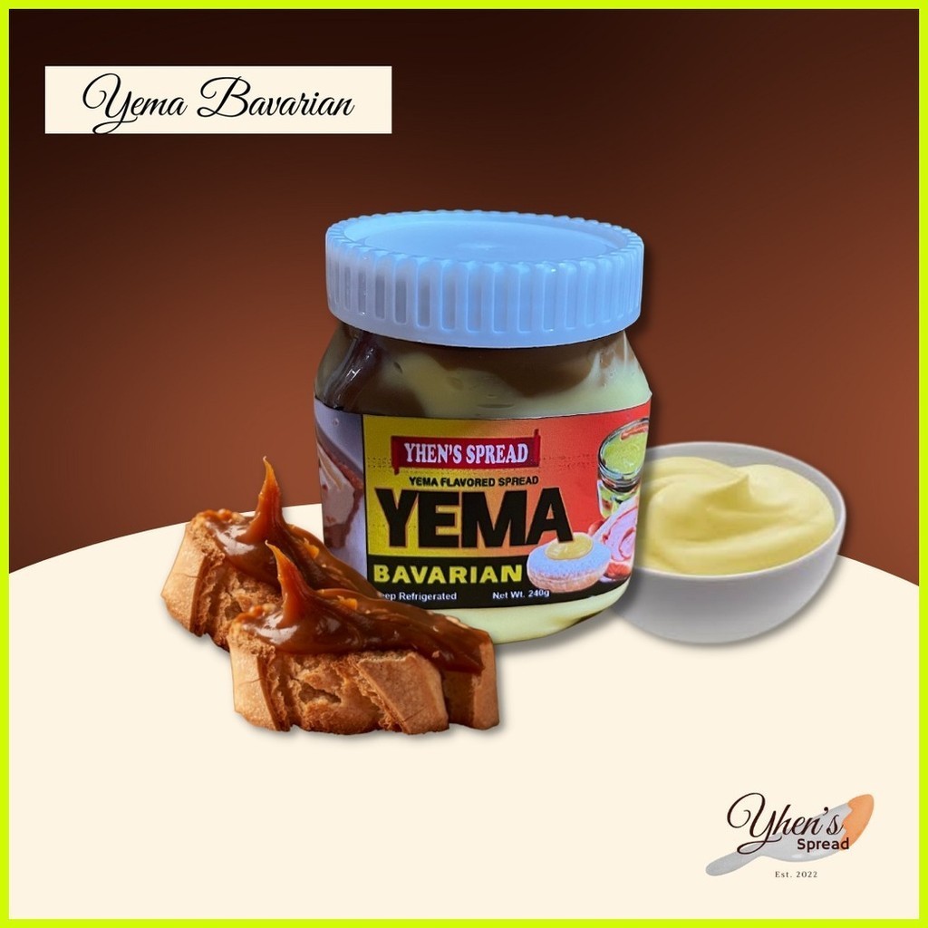 Yhen's Spread Yema Flavored Spread Sandwich Spread Palaman 240g ...