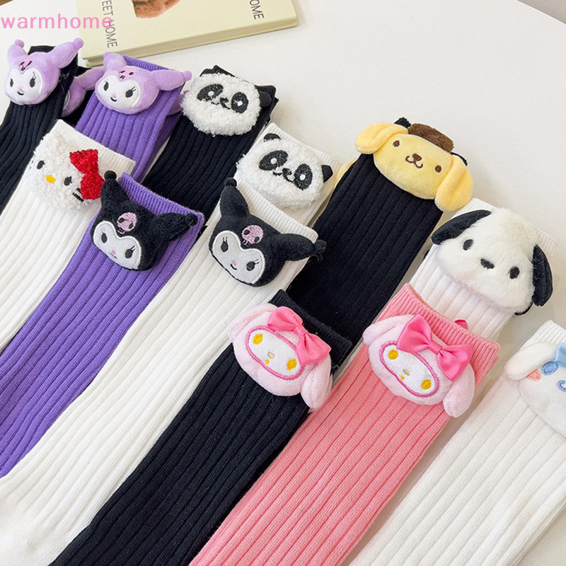 WMPH Anime Sanrio Kuromi My Melody Cinnamoroll Socks Cartoon Kawaii ...