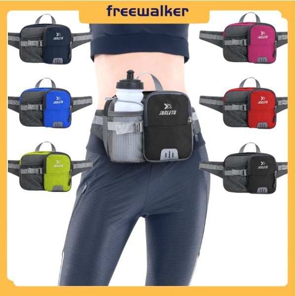 FW Outdoor Sports Waist Pack with Water Bottle Holder Bum Bag Waist