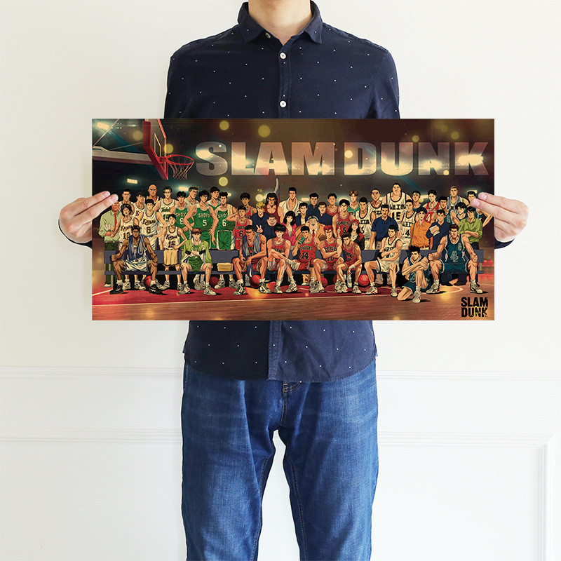 [KA012] Slam Dunk Family Portrait Kraft Paper Poster | Shopee Philippines