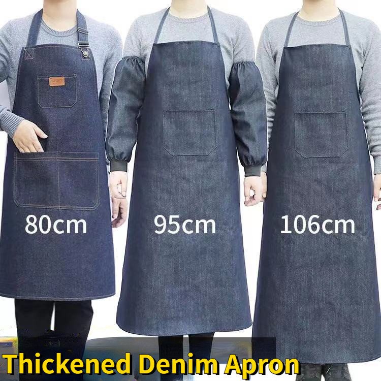 2 Pieces Set Denim Brauphol Apron Welded Aprons Labor Protection Welder ...