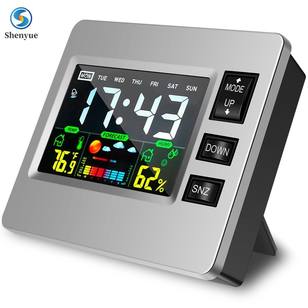 Block Clock Weather Clock Vastarry Bitcoin Stock Ticker Monitor Display  Time Digital Clock With