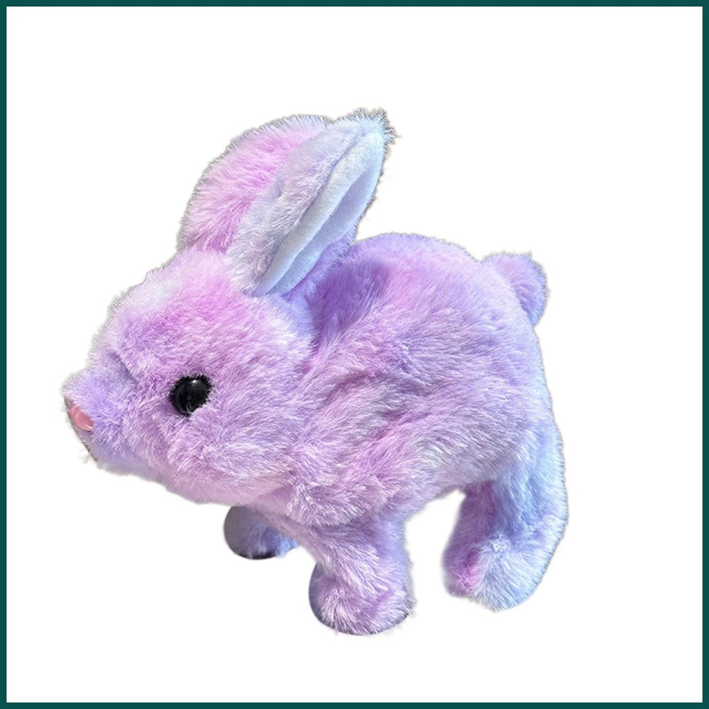 Bunny Plush Electronic Toy Pet Doll Stuffed Bunny Portable Interactive ...