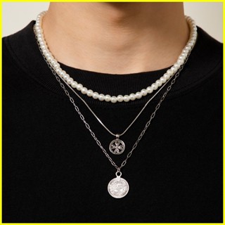 men's layered necklace set - Best Prices and Online Promos - Mar 2024