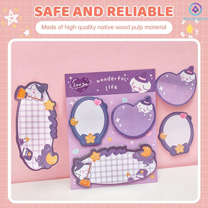 NVE Ins Cartoon Combination Post-it Notes Cute Animal Patterns Post-it ...
