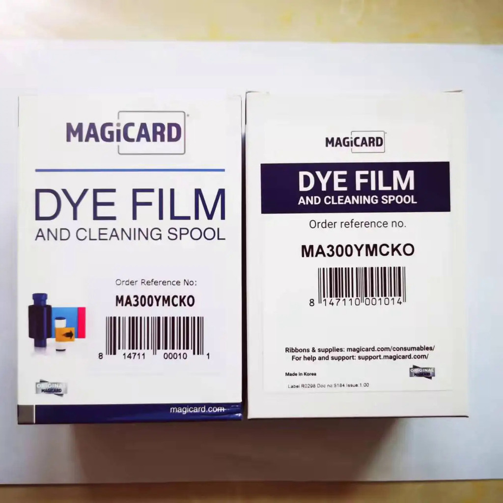 original MA300YMCKO color ribbon dye film for Magicard enduro Rio Pro ...