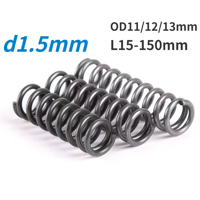 【XJK】d1.5mm SUS304 pressure spring OD11mm 12mm 13mm Length 15~150mm ...