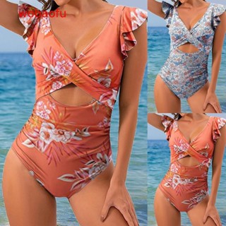 O-Ring Cut Out One-Piece Swimsuit