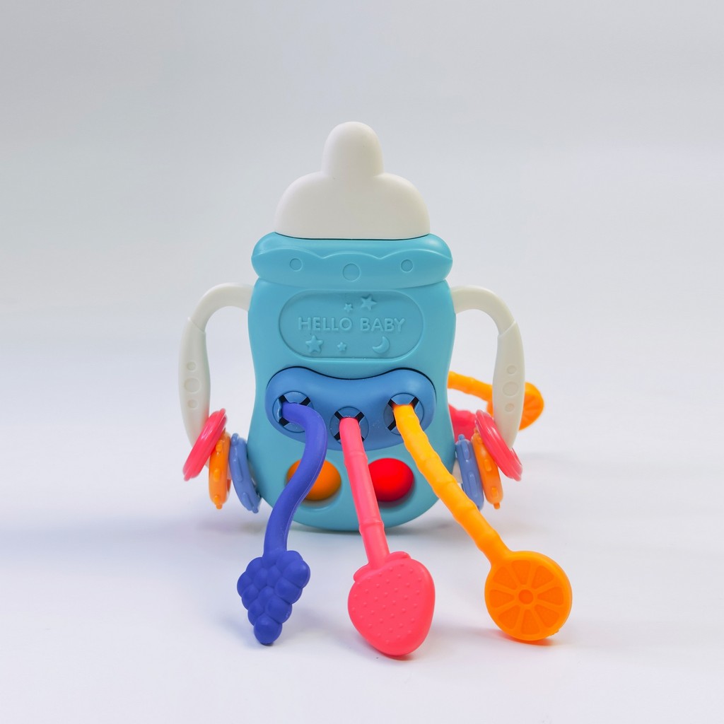 KIDSPLAY - TOYS PULL STRING CUTE BABY BOTTLE SHAPE (BLUE) | Shopee ...