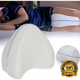 High resilient Crescent shaped Memory Foam Leg Support Cushion
