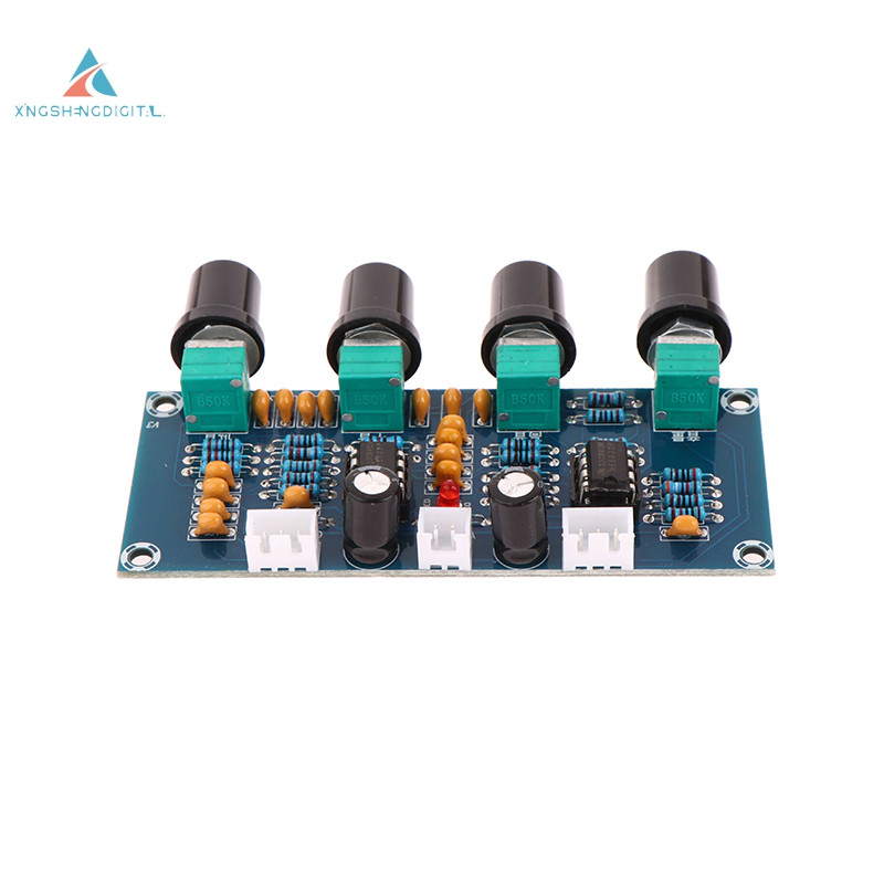 ZJPG> XH-A901 NE5532 Tone Board Preamp Pre-amp With Treble Bass Volume