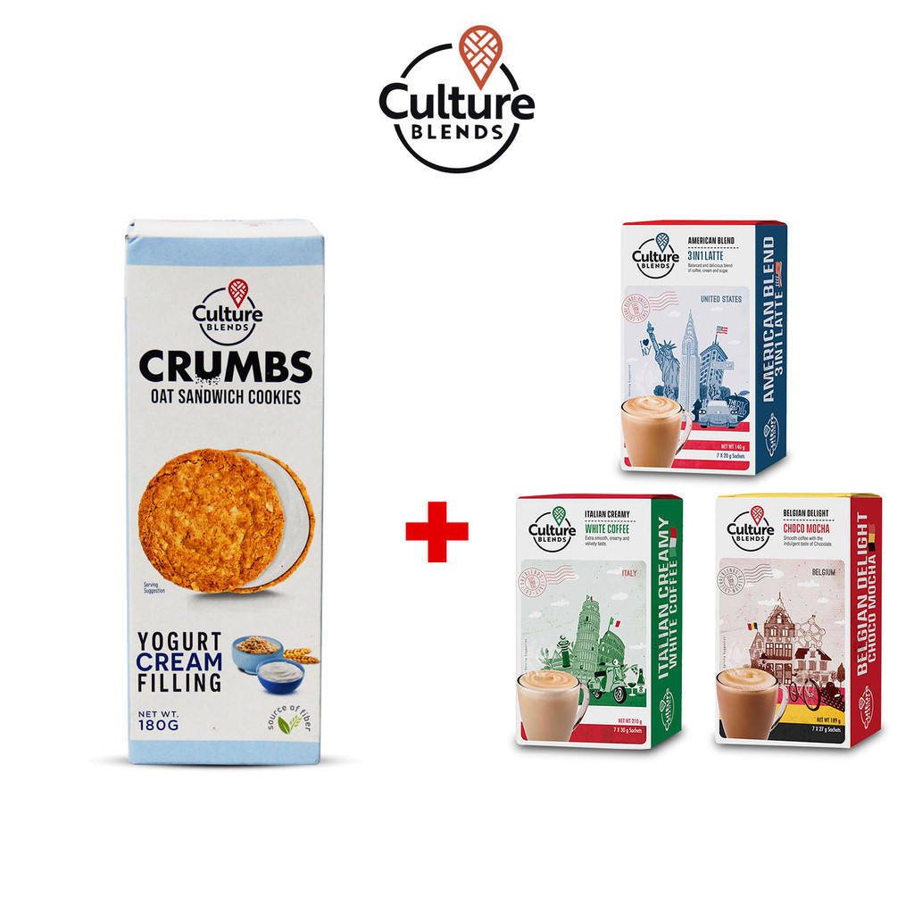 Culture Blends Crumb Yogurt Cream 180g + Culture Blends Premium 3in1 ...