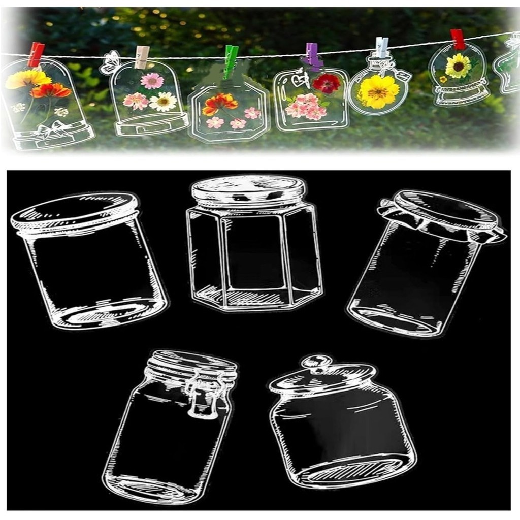 80 Piece Bookmarks Kids Creative DIY Transparent Bookmarks For Dried Flowers,Plant Samples Bookmarks Personalized Glassware Drie