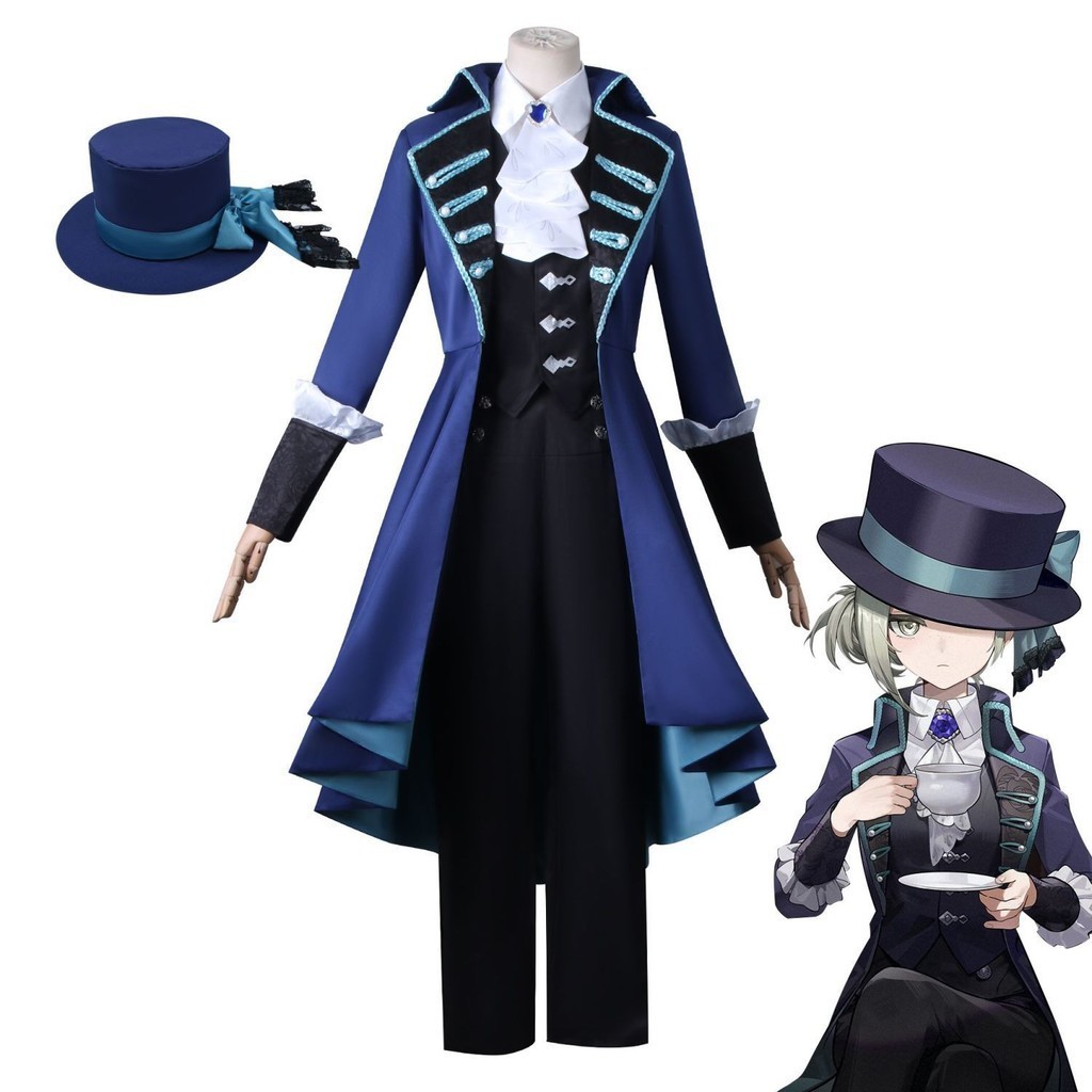 Reverse1999 Vertin Robe Bleue Cosplay Costume