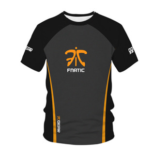 Fnatic team game uniform T-shirt top | Shopee Philippines
