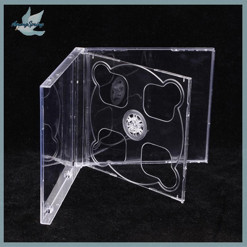 AmongSpring> Square Transparent Bottom CD Box Empty CD Case PP Plastic ...