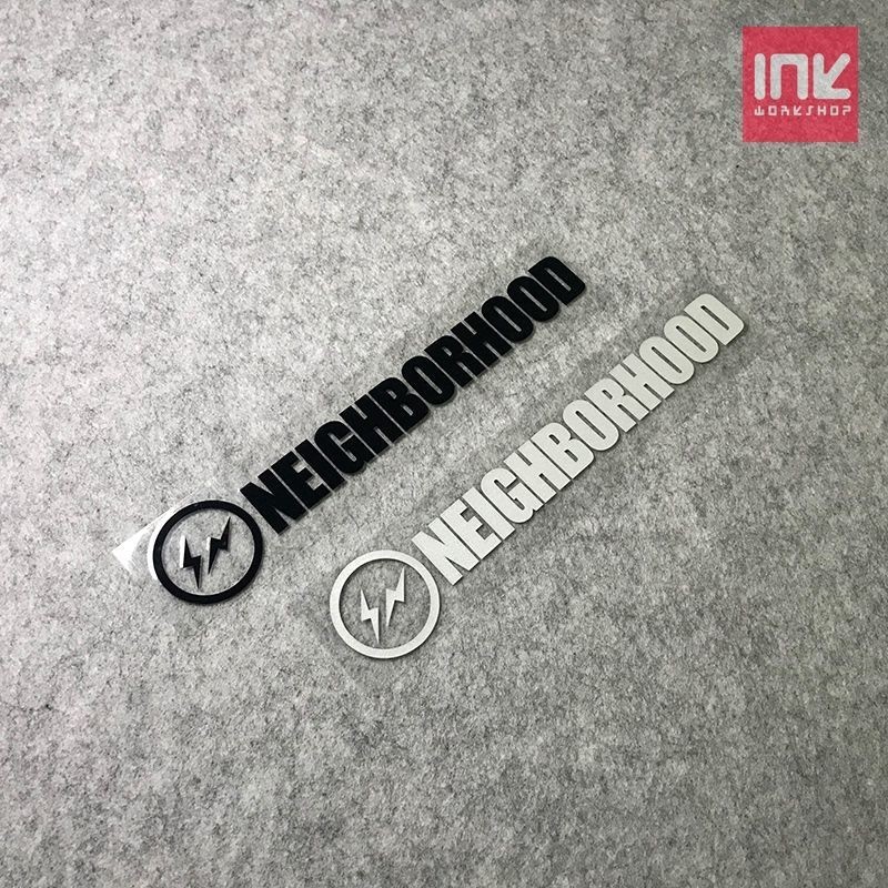 Car English Stickers Modified Car Stickers Lightning NEIGHBORHOOD ...